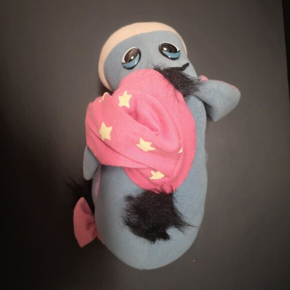 Vintage 1998 Mattel Disney Eeyore Plush w/ Lantern that Lights Up Collectable - Picture 6 of 8